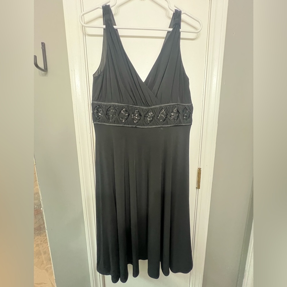 New Directions Black dress with Sequins size 12